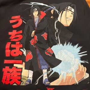 Anime Graphic Black T-Shirt